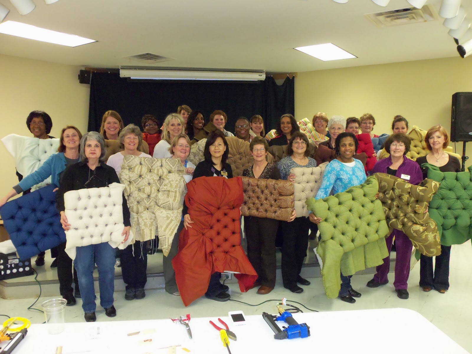 Rowley Company Upholstery Tufting Class in Atlanta