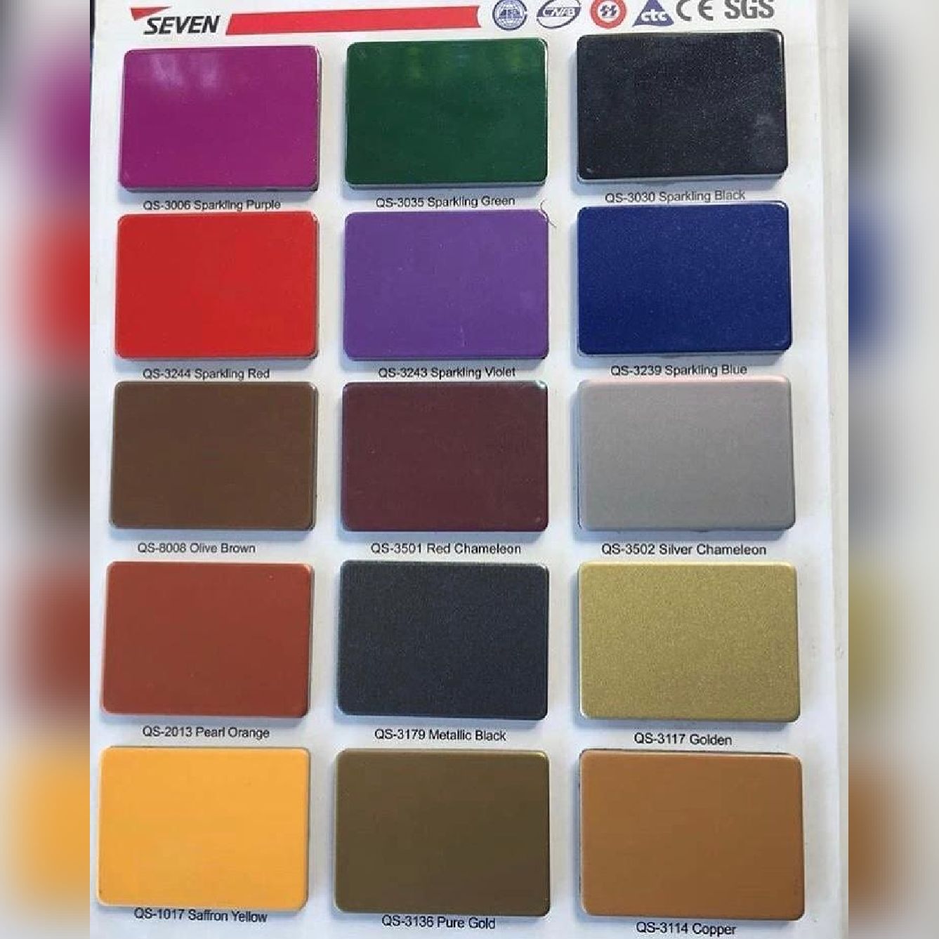 KATALOG WARNA ACP SEVEN 2021 JASA PASANG ACP SEVEN DAN KACA