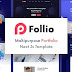 Follio Multipurpose Portfolio Next Js Template Review