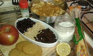 Ingredienti strudel di mele, cucinaconemidio cucinaconemidio.blogspot.com