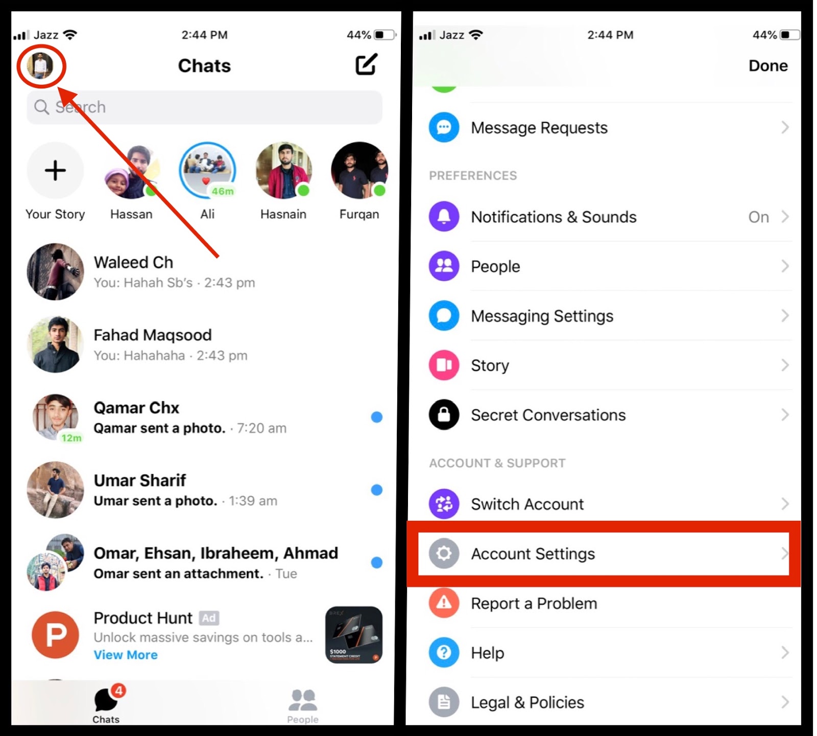 How To Deactivate Facebook Messenger  Temporary