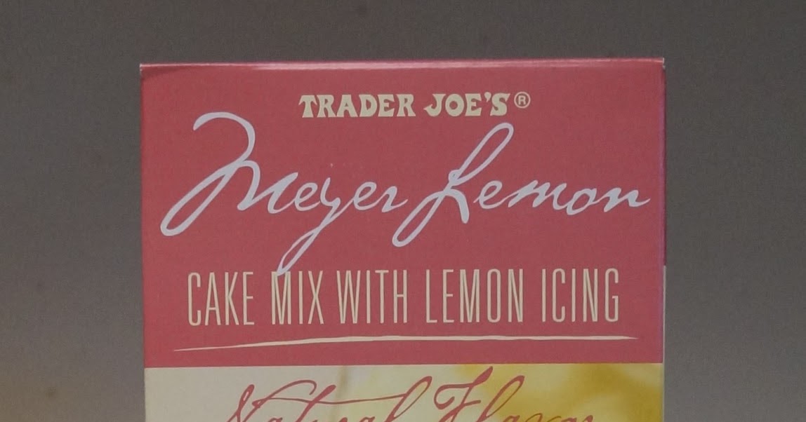 Exploring Trader Joe's Trader Joe's Meyer Lemon Cake Mix With Lemon Icing
