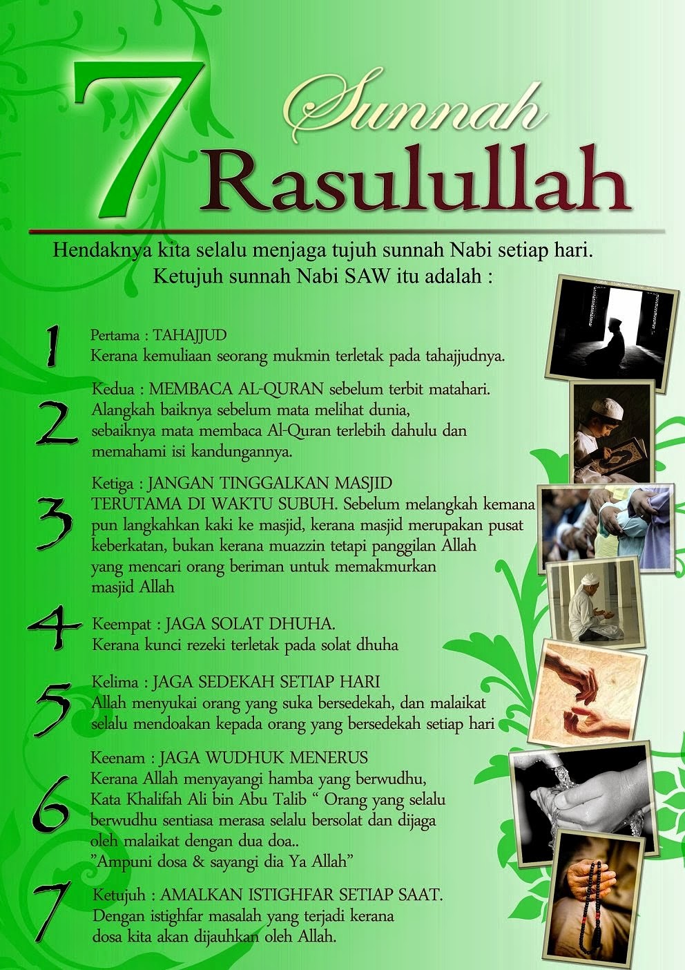7 Sunnah Harian Nabi Muhammad SAW  MediaIslamia.com 