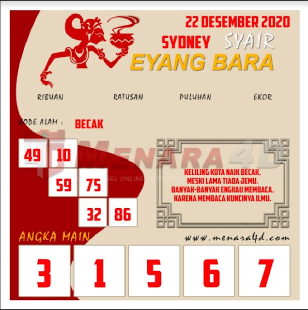 kode syair eyangbara selasa