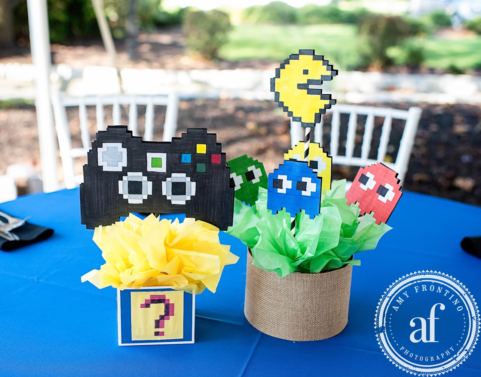 CraftDee1 Parties and Crafts Vintage Video game theme party