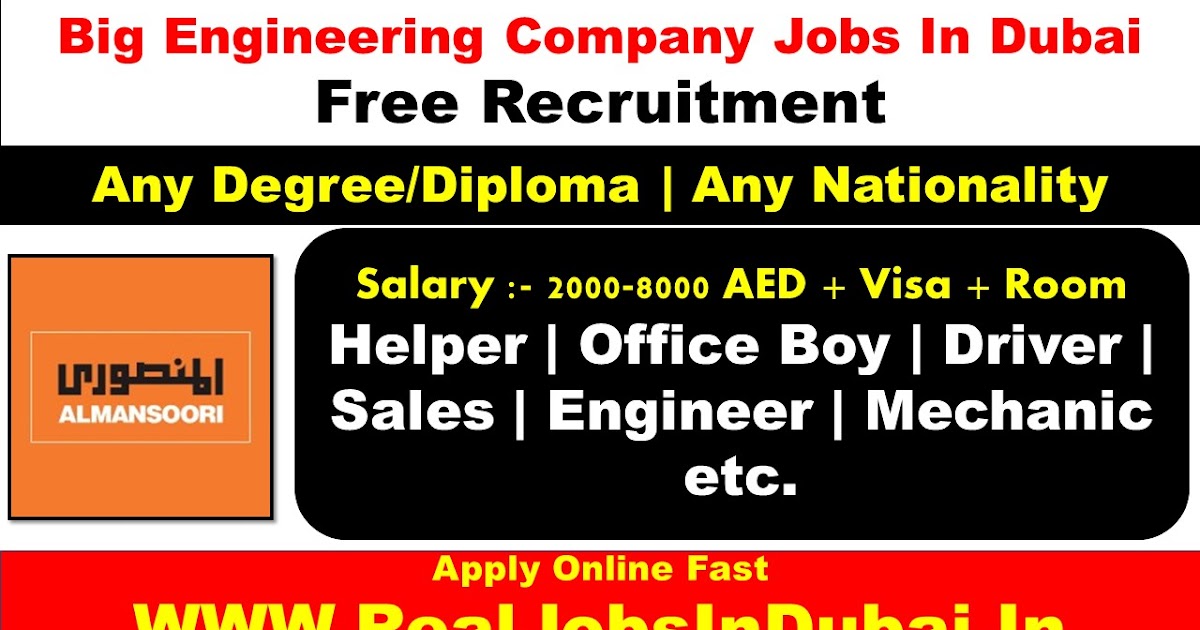 Al Mansoori Specialized Engineering Company Hring In UAE