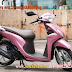 Sơn xe Honda Vision màu hồng  cực đẹp