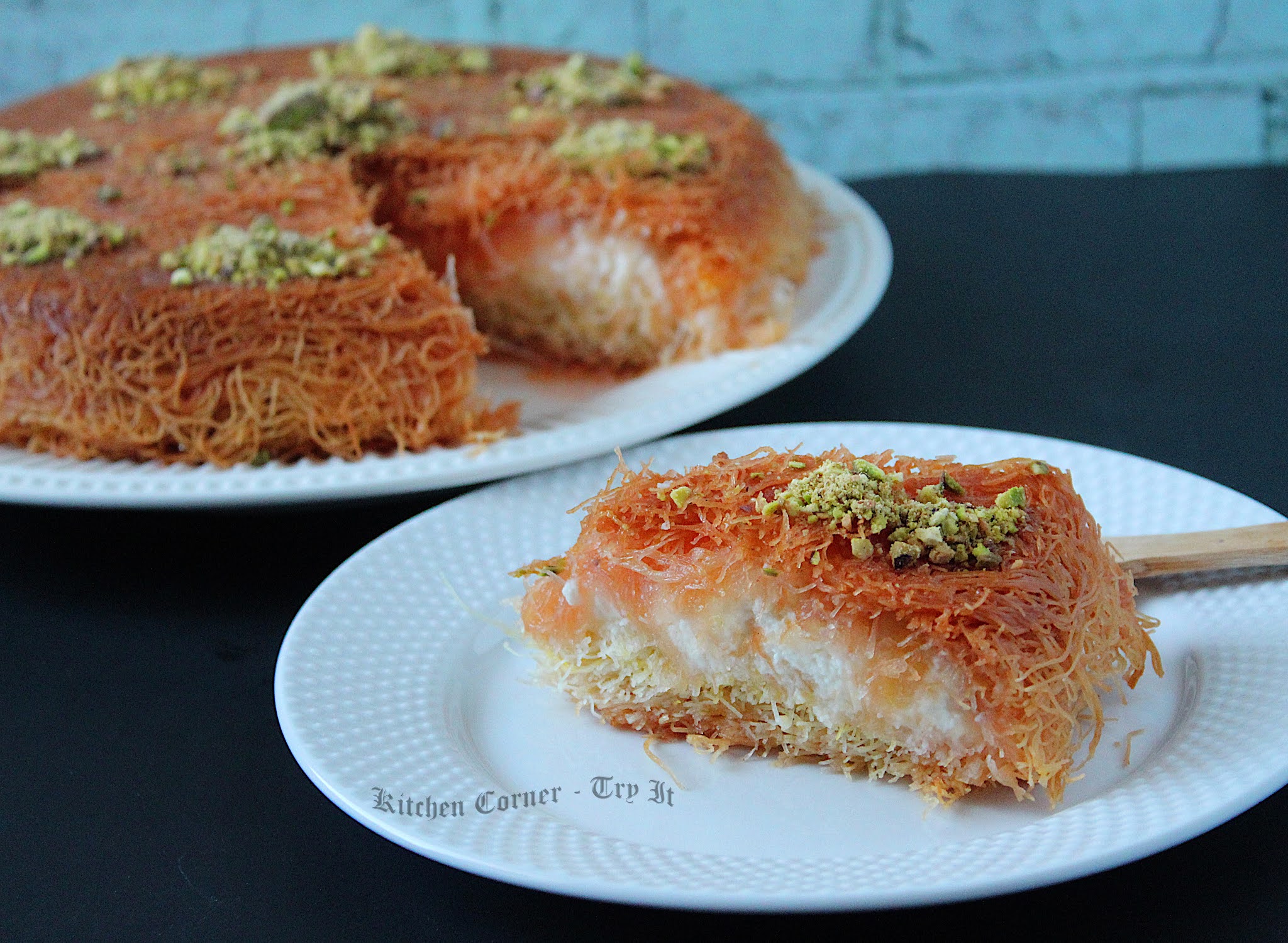 Kunafa Sweet Recipe/ Sweet Cheese Pastry
