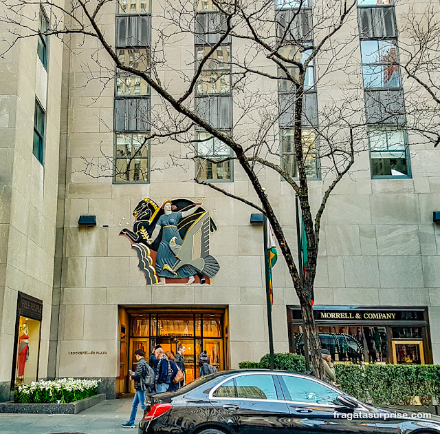 Decoração art déco do Rockefeller Center, Nova York