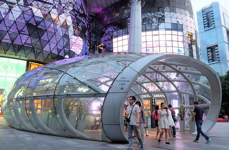 ION Orchard entrance to MRT Station SINGAPORE