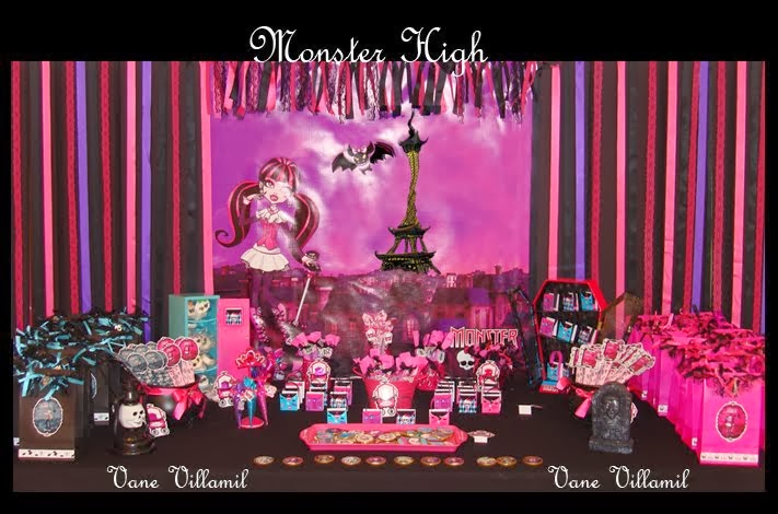 Cumpleaños Monster High para los 8 años de Juana