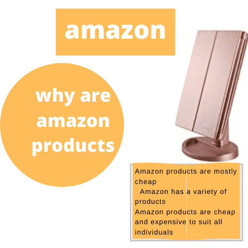 why are amazon products