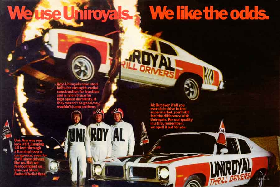 Just A Car Guy Uni Roy Al... a tire advertising campaign so obscure I