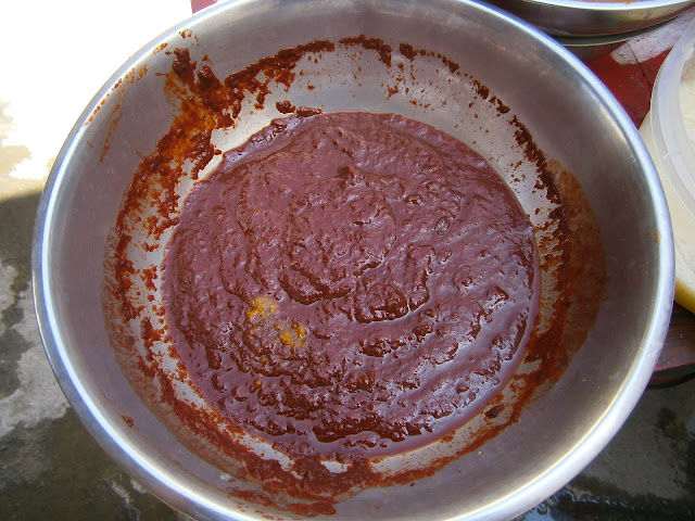 receta del ají rojo molido peruano