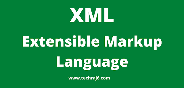 XML full form, What is the full form of XML 