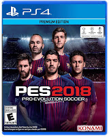 Pro Evolution Soccer 2018 Game Cover PS4
