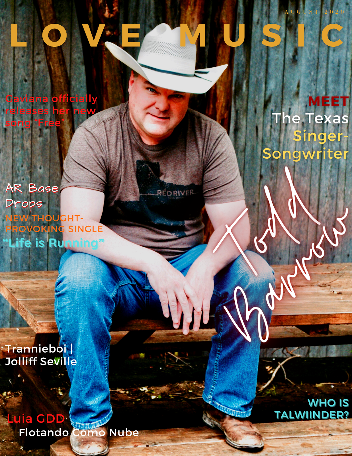 Todd Barrow makes our August Cover!