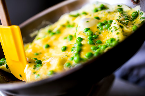 Onlineoma: Omelett mit Erbsen Onlineoma: Omelett mit Erbsen