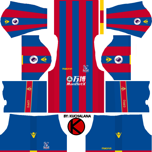 Crystal Palace F.C. Kits 2017/2018 - Dream League Soccer