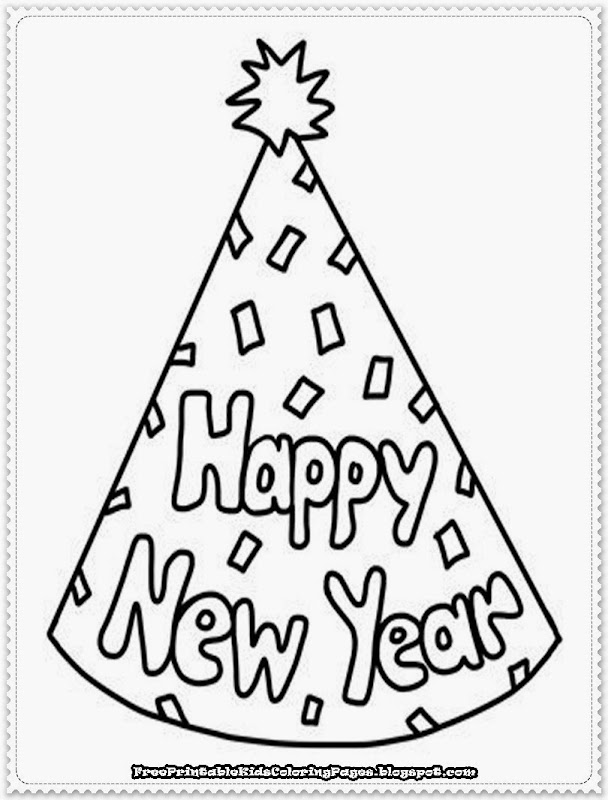 Coloring Pages For New Years ~ Top Coloring Pages