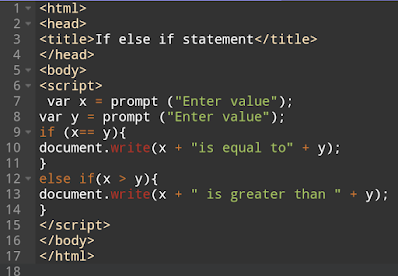 JavaScript If, if else , if else if statement - Zhullyblog