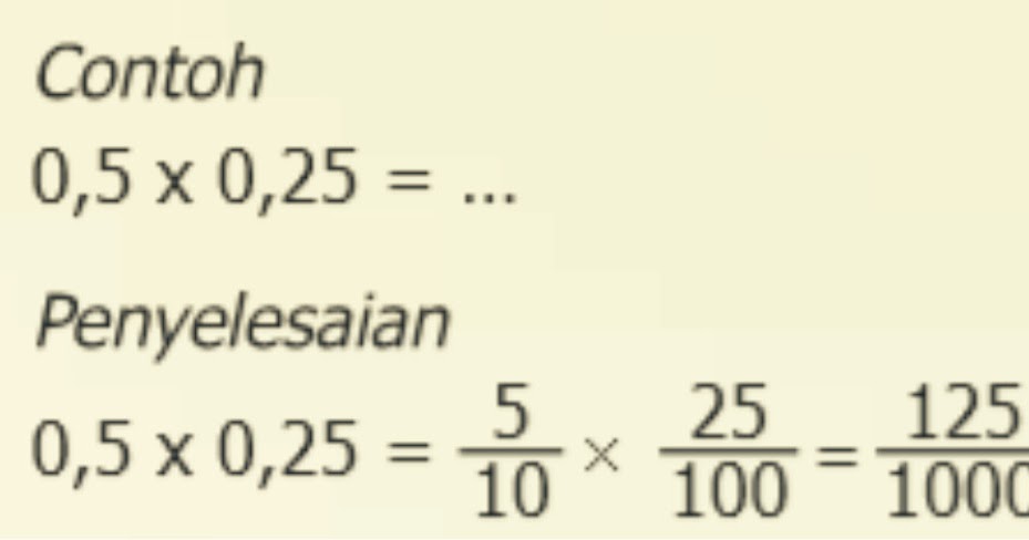 Contoh Soal: Soal Matematika Bilangan Desimal Kelas 5