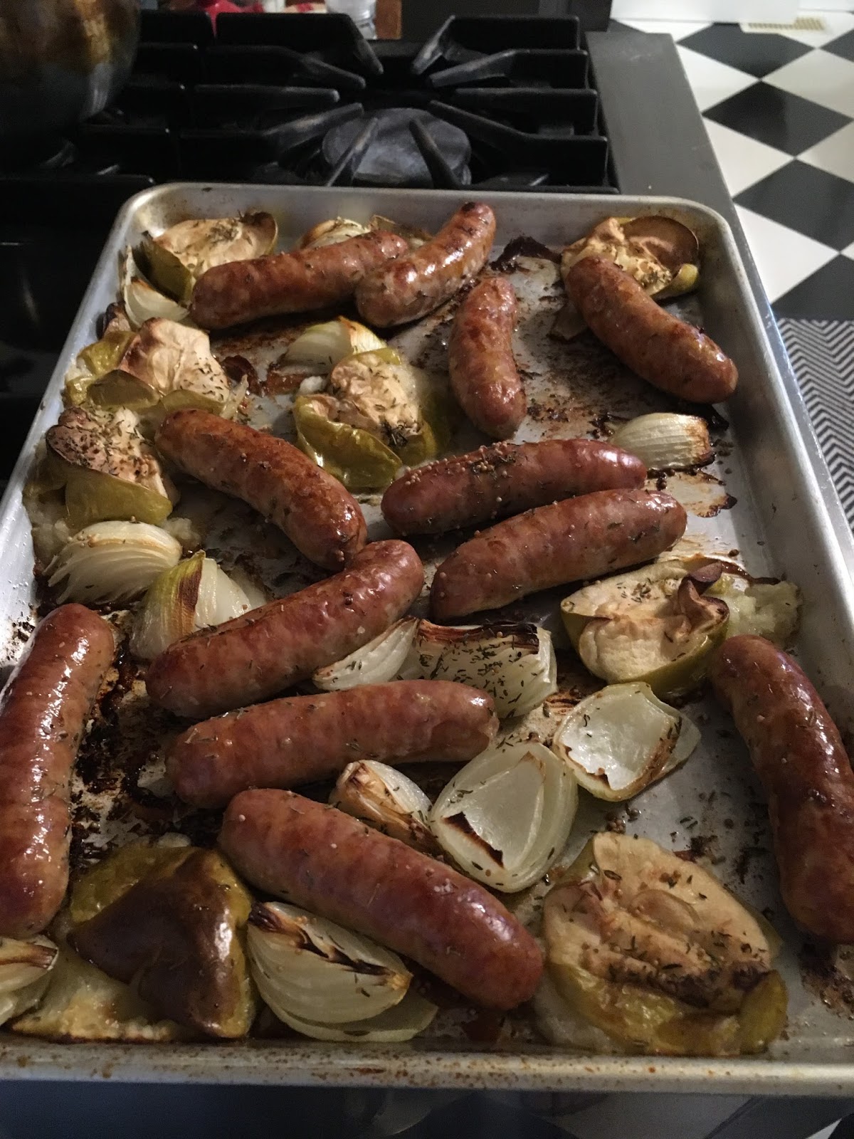 Little Wren Kitchen Nigella Lawson's Sausages with Apples and Onions