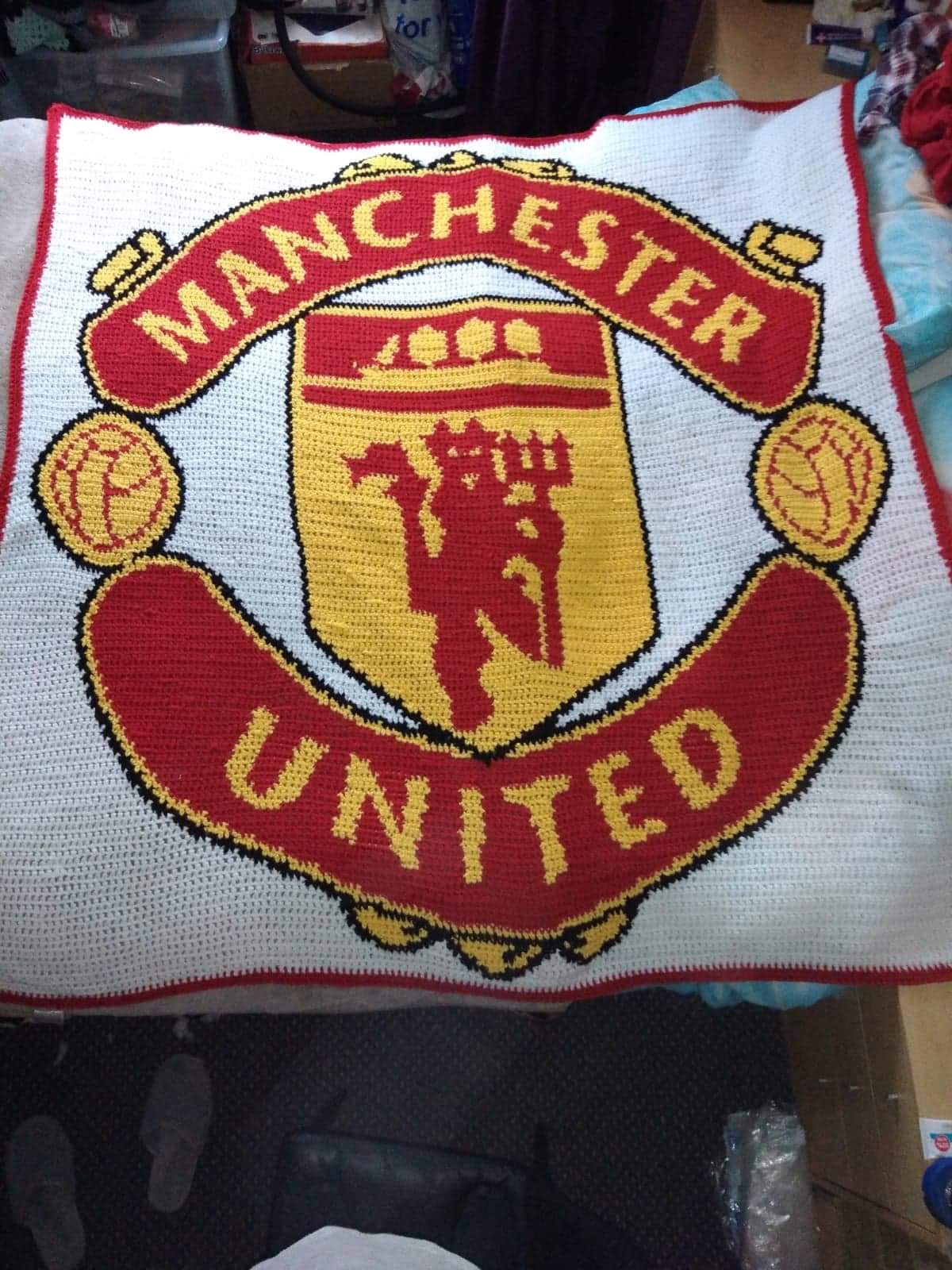 EASY PATTERNS Manchester United FC crossstitch pattern