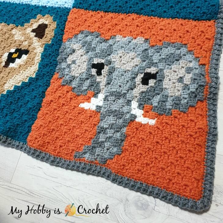 Crochet Elephant Border Instructions Ava Crochet