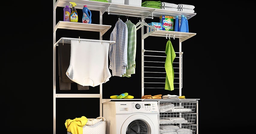 Download free laundry 3d scene | Good 3D Models