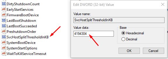 setting svchost.exe thinkpad x220