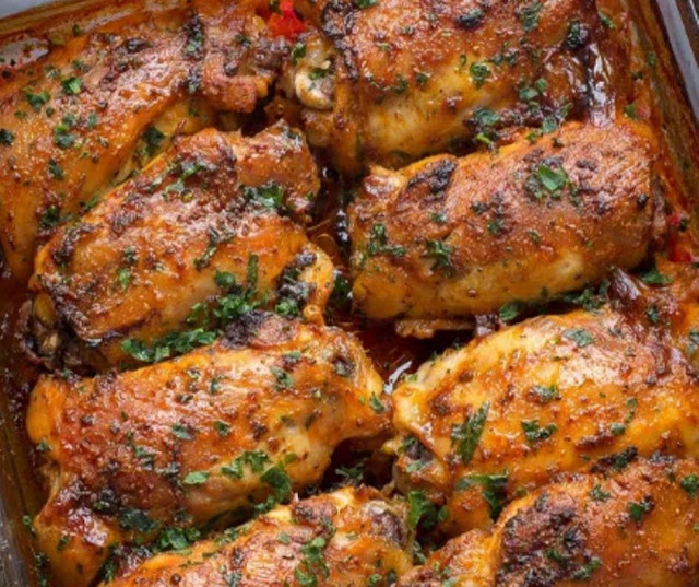 Paprika Baked Chicken Thighs Paprika Baked Chicken Thighs