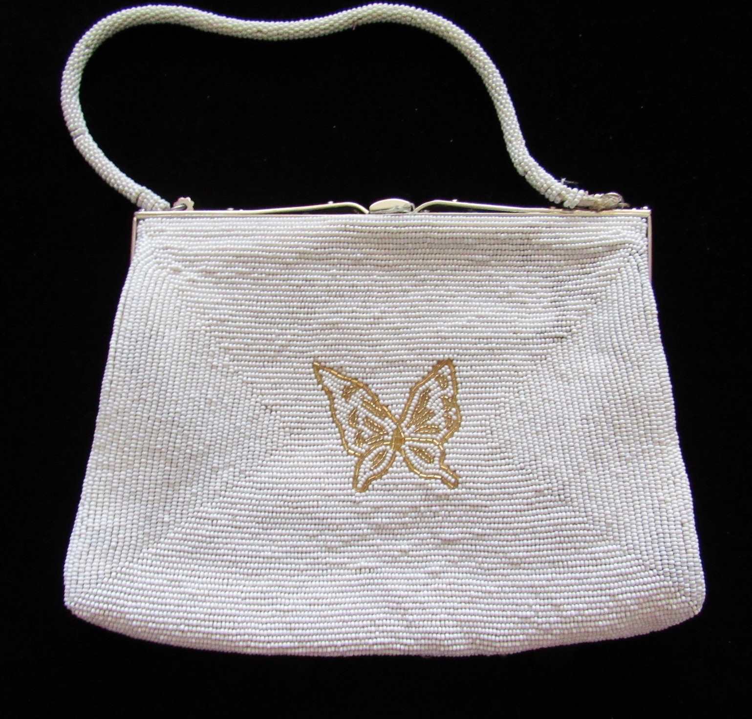 Beaded Butterflies Evening Bag