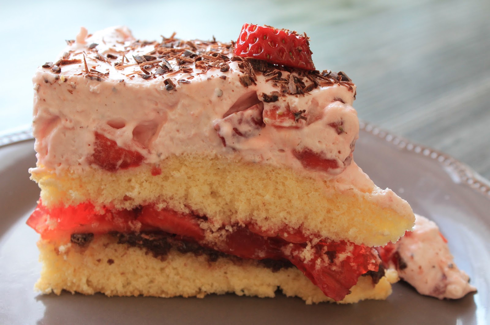 Svenja&amp;#39;s Koch- und Backblog: Erdbeer-Sekt-Torte