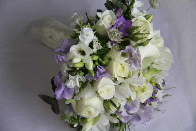 The Flower Magician: Lilac & Ivory Wedding Bouquet of Freesia, Sweet ...