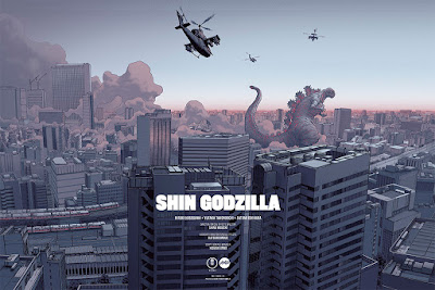 Godzilla Screen Prints by Attack Peter, Robert Sammelin, Eric Powell & Mondo