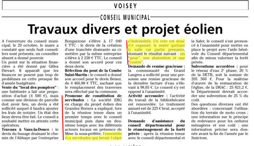 Les vues imprenables et php HauteMarne, Voisey le maire, le conseil