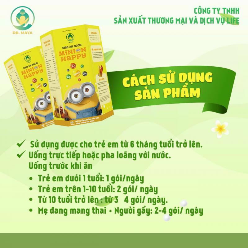 [Dr. Maya] Siro Ăn Ngon Minion Happy 5in1