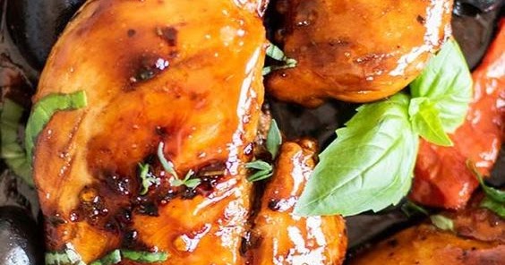 EASY BALSAMIC CHICKEN BREASTS - food recipe