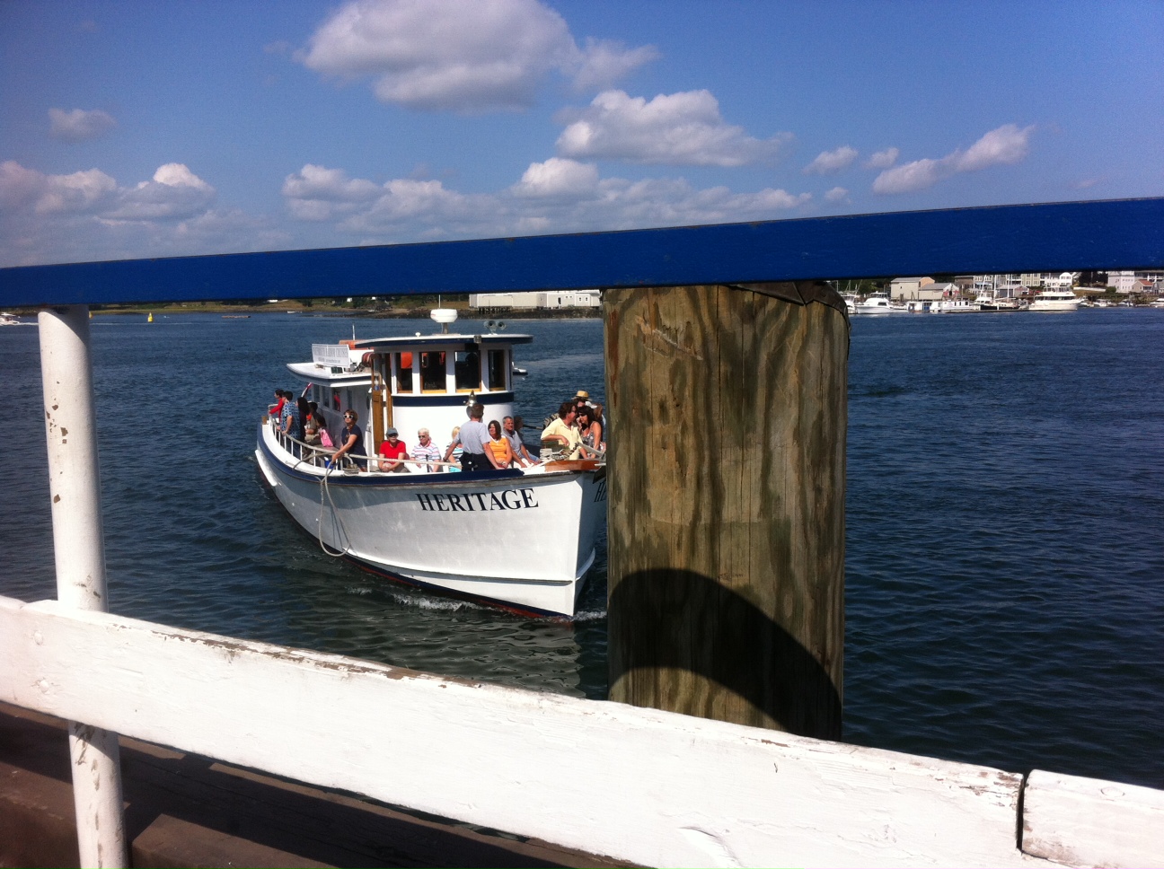 Nancy in New England Harbor Cruise Portsmouth, New Hampshire Friday