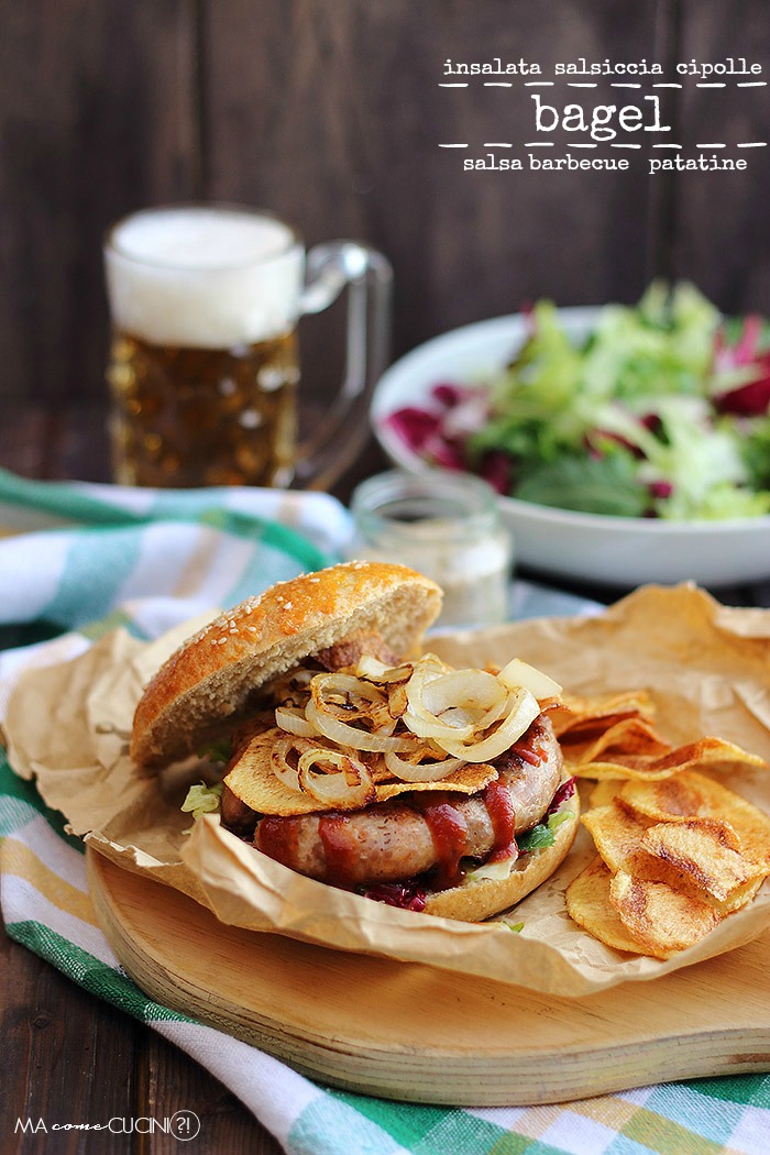 bagel alla salsiccia per re-cake