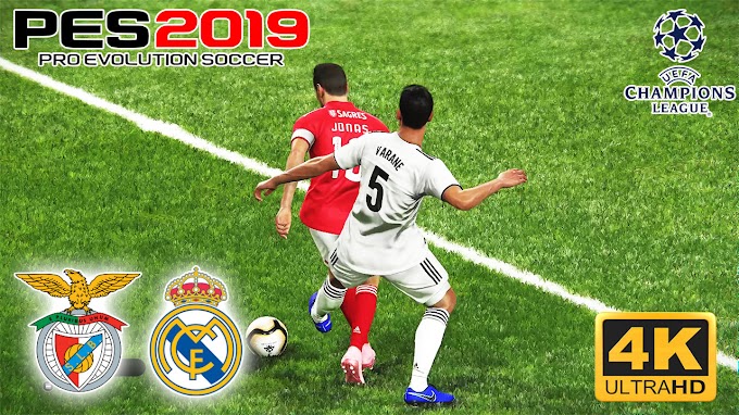 PES 2019 | Benfica vs Real Madrid | UEFA Champion League | PC GamePlaySSS