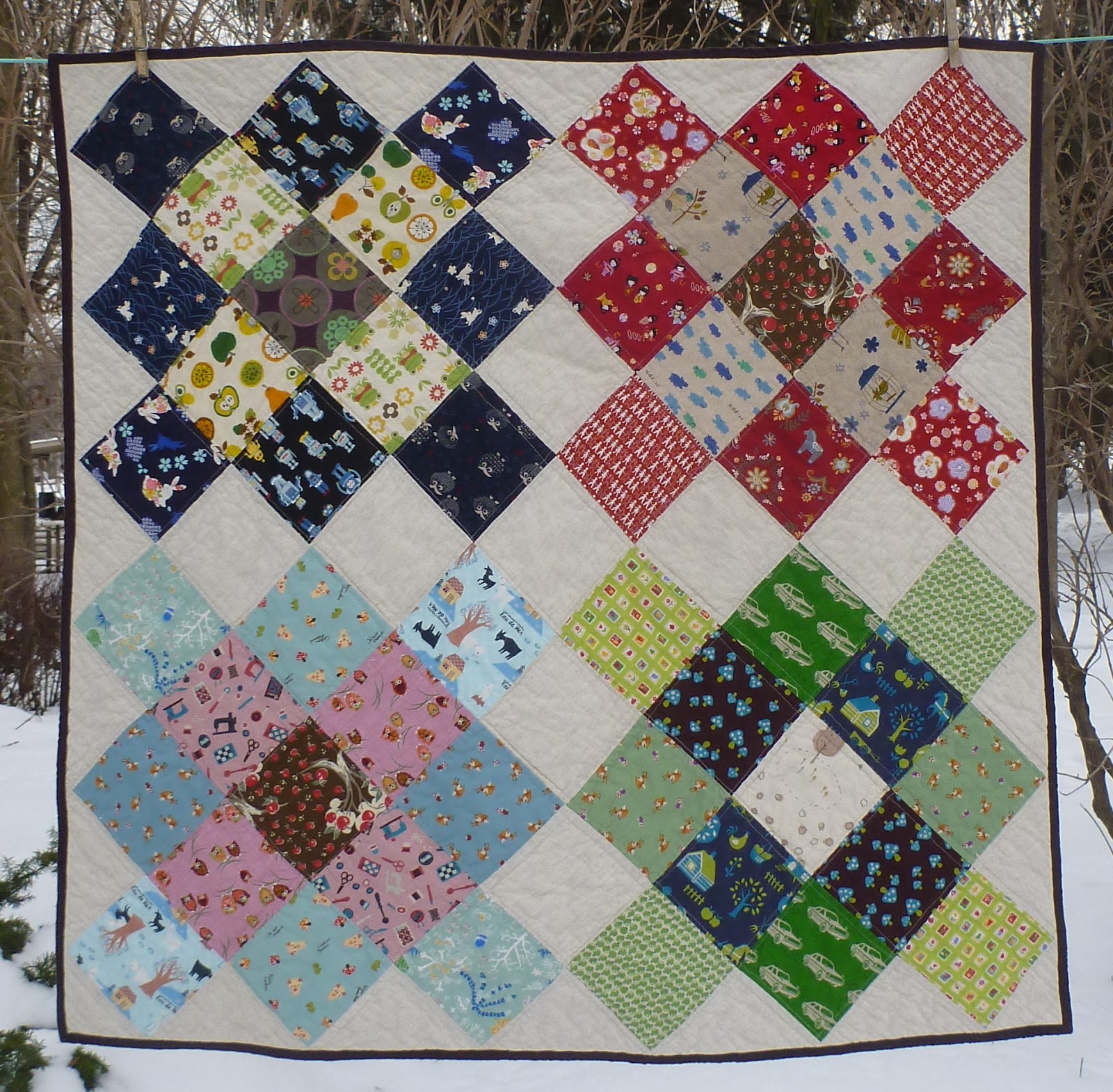Sewn by Leila Gardunia Quick & Easy Charity Quilt Month