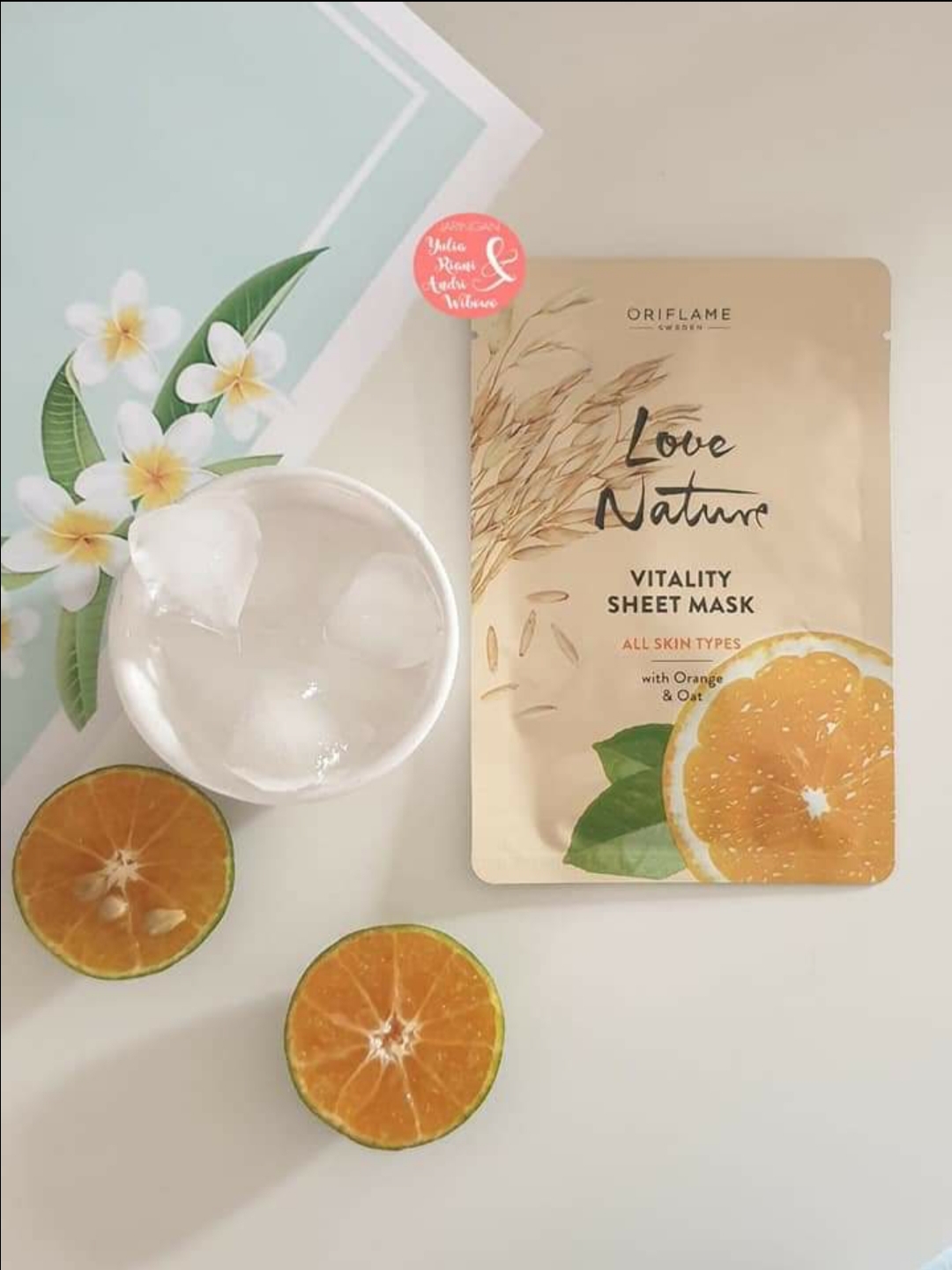 Love Nature Antioxidant Sheet Mask "ORIFLAME" Bulan Oktober 2019 Malang ...