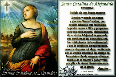 Resultado de imagen de novena santa catalina de alejandria