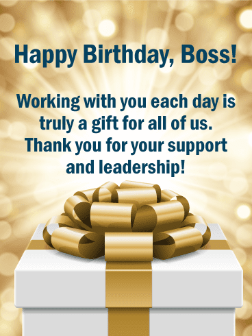 Happy Birthday Boss 