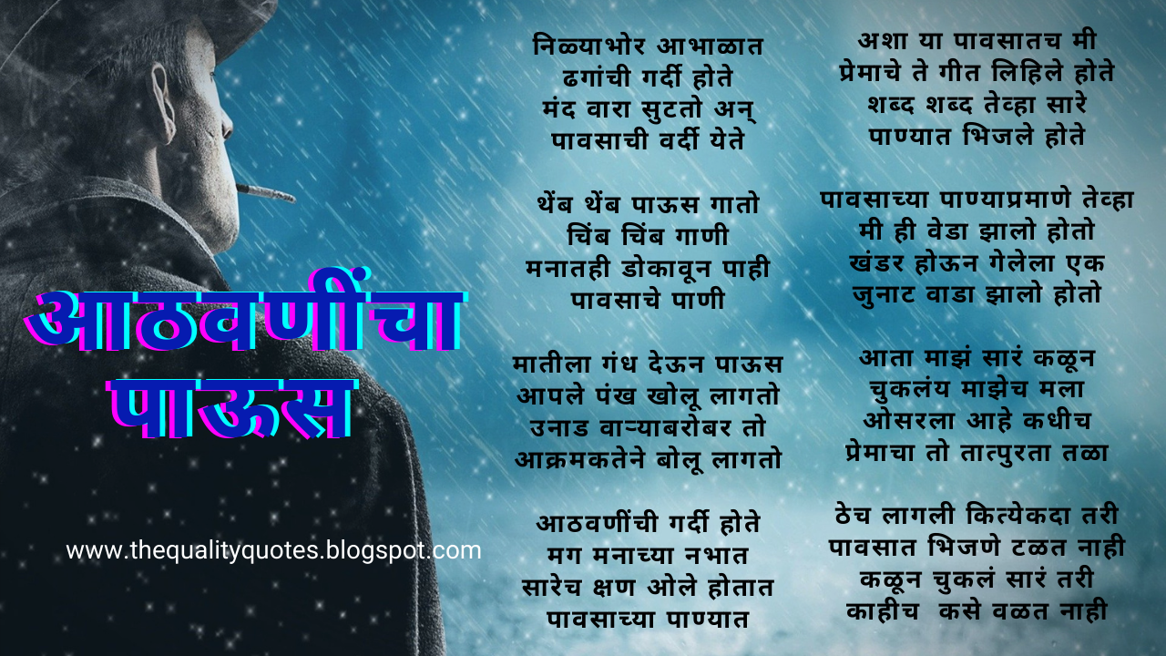 essay in marathi rain