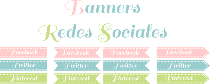 Banner de Redes Sociales para tu Blog