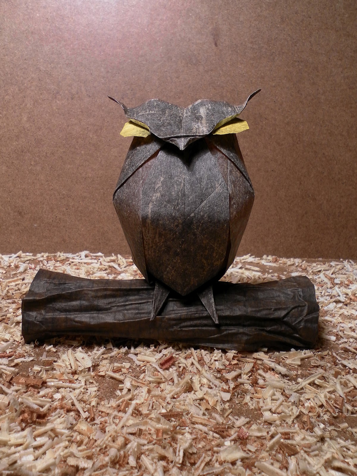 MarianoMi mundo el Origami Owl (Hibou)