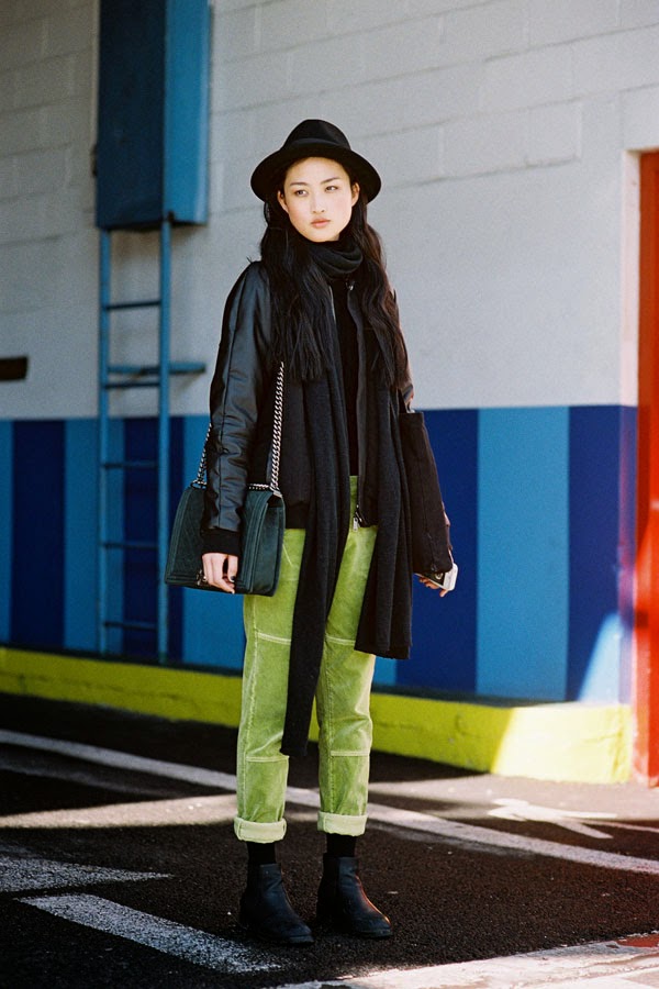 Vanessa Jackman: New York Fashion Week AW 2014....Jing Wen